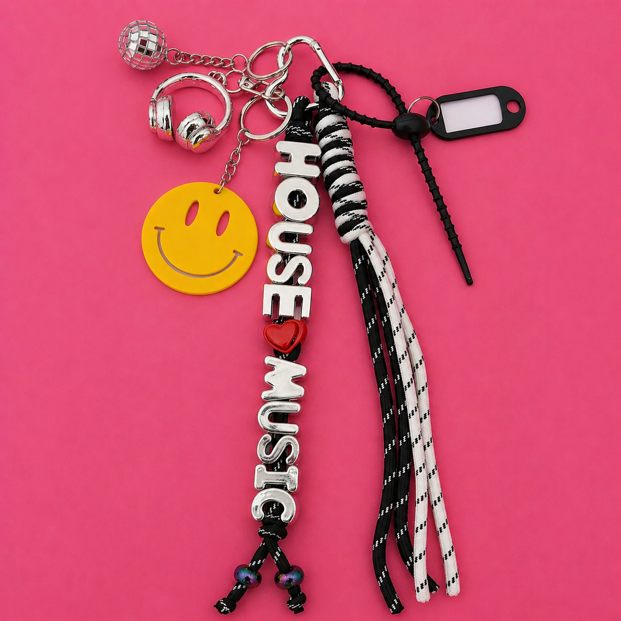 Frisson House Music Bag Charm