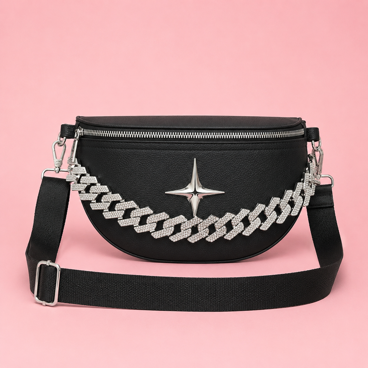 Frisson Noir Nova Crossbody Bag