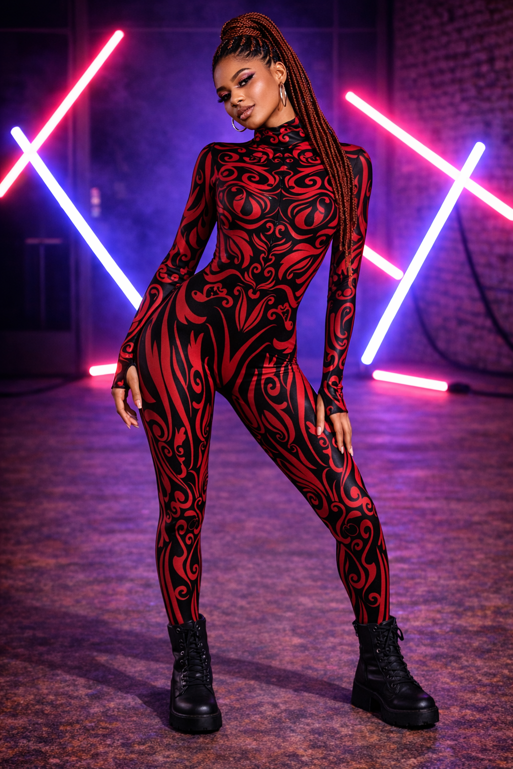 Frisson Inferno Flame Catsuit