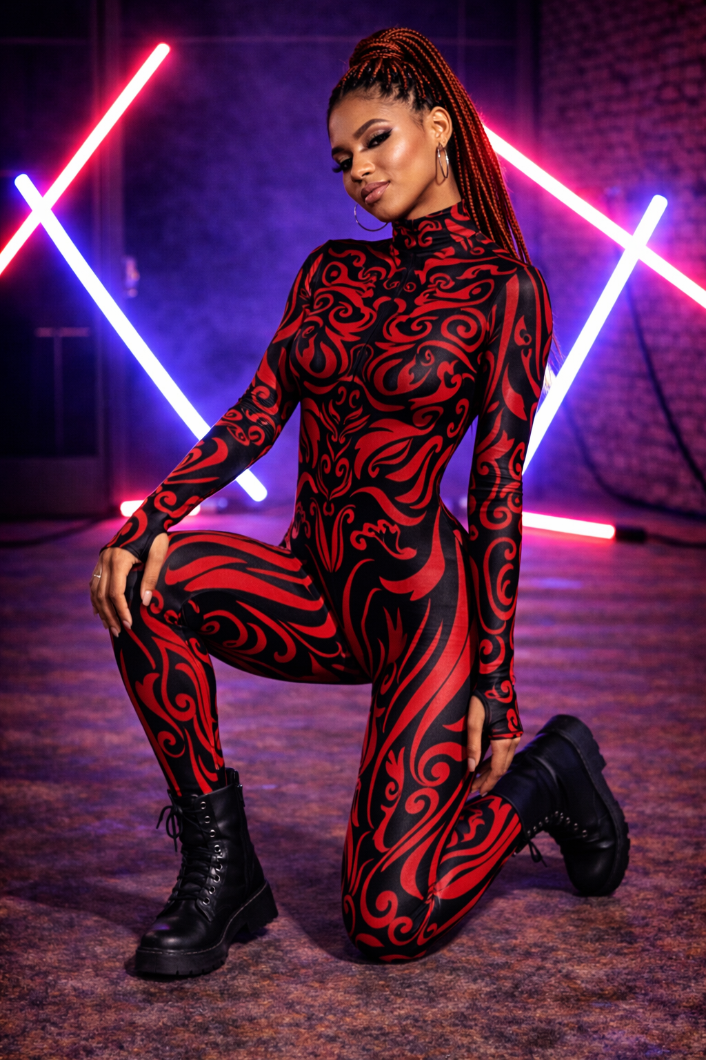 Frisson Inferno Flame Catsuit