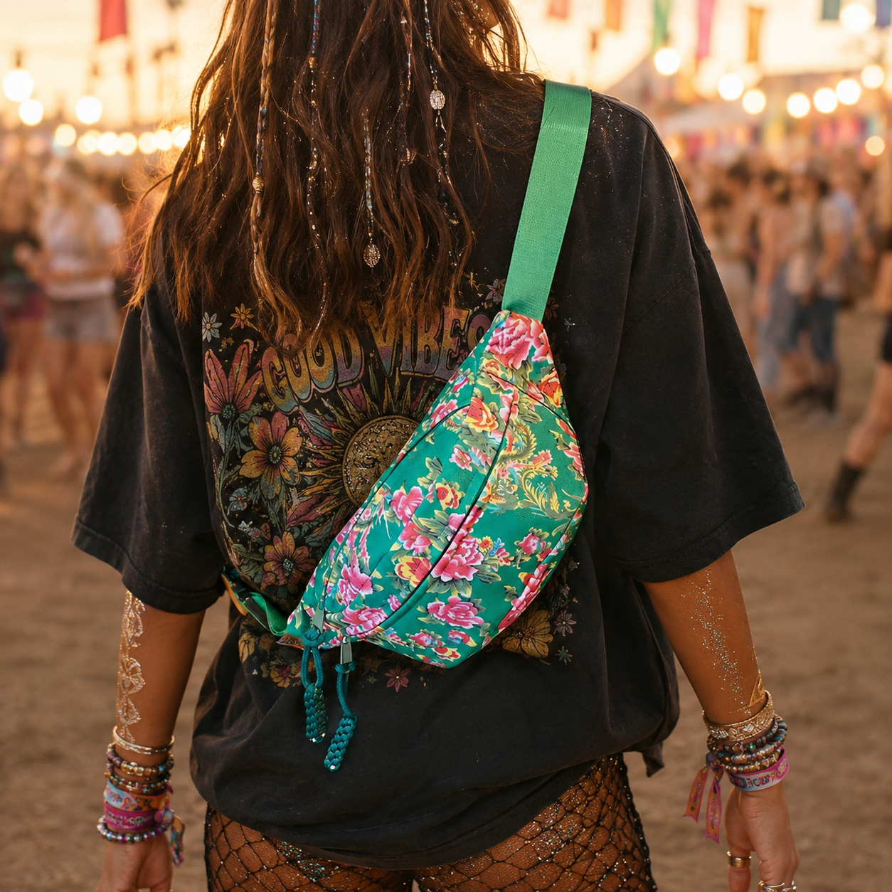 Frisson Wildflower Crossbody Bag
