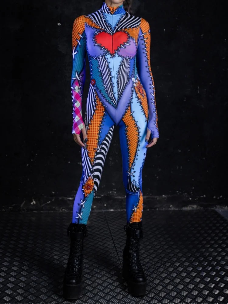 Frisson Stitch Catsuit