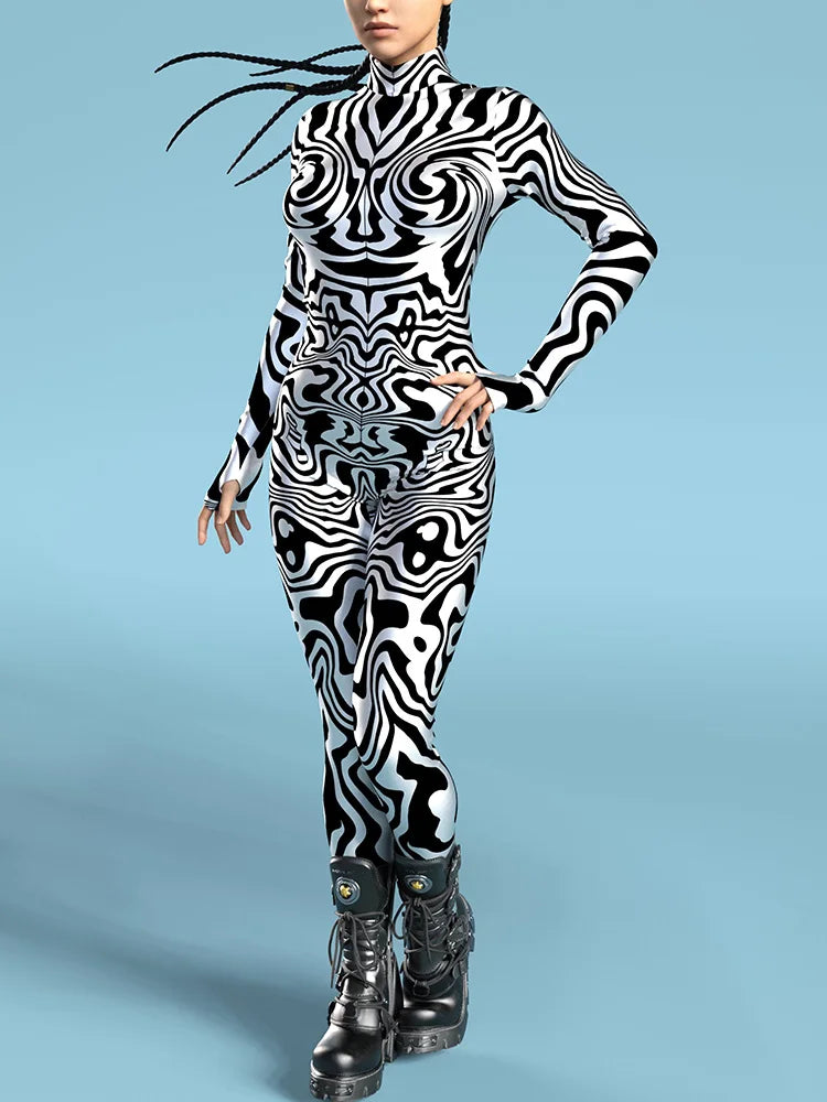 Frisson Winged Catsuit