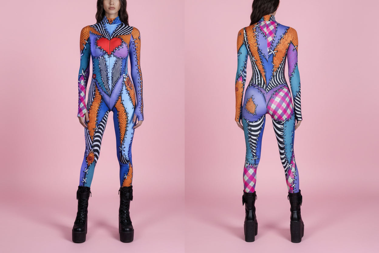 Frisson Stitch Catsuit
