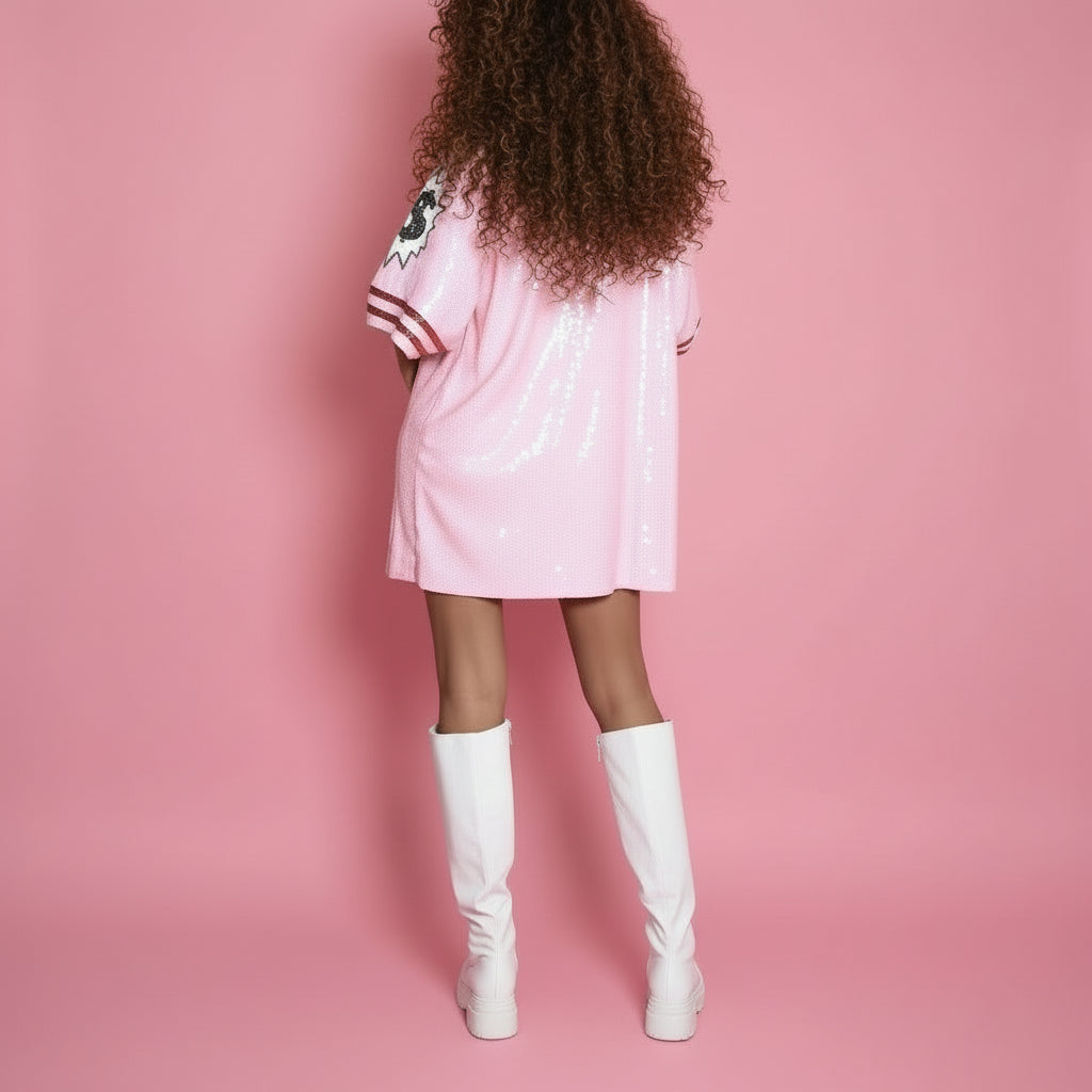 Frisson Money Honey Sequin Dress