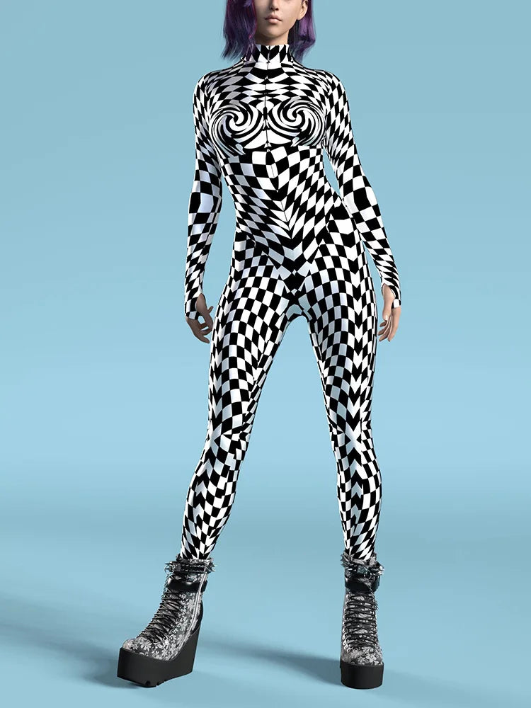 Frisson Winged Catsuit