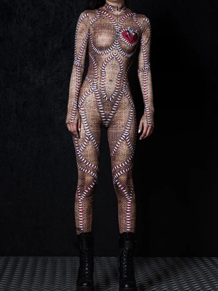 Frisson Stitch Catsuit