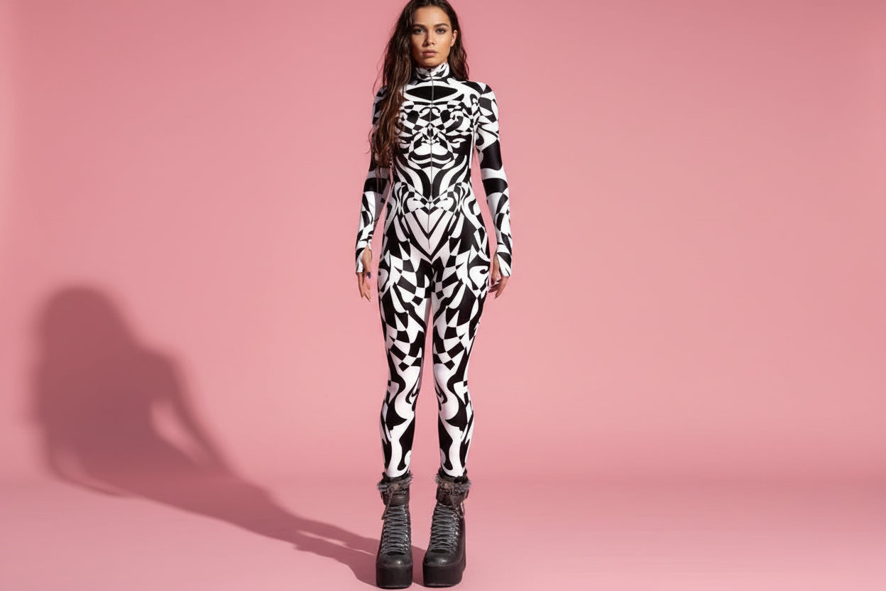 Frisson Winged Catsuit