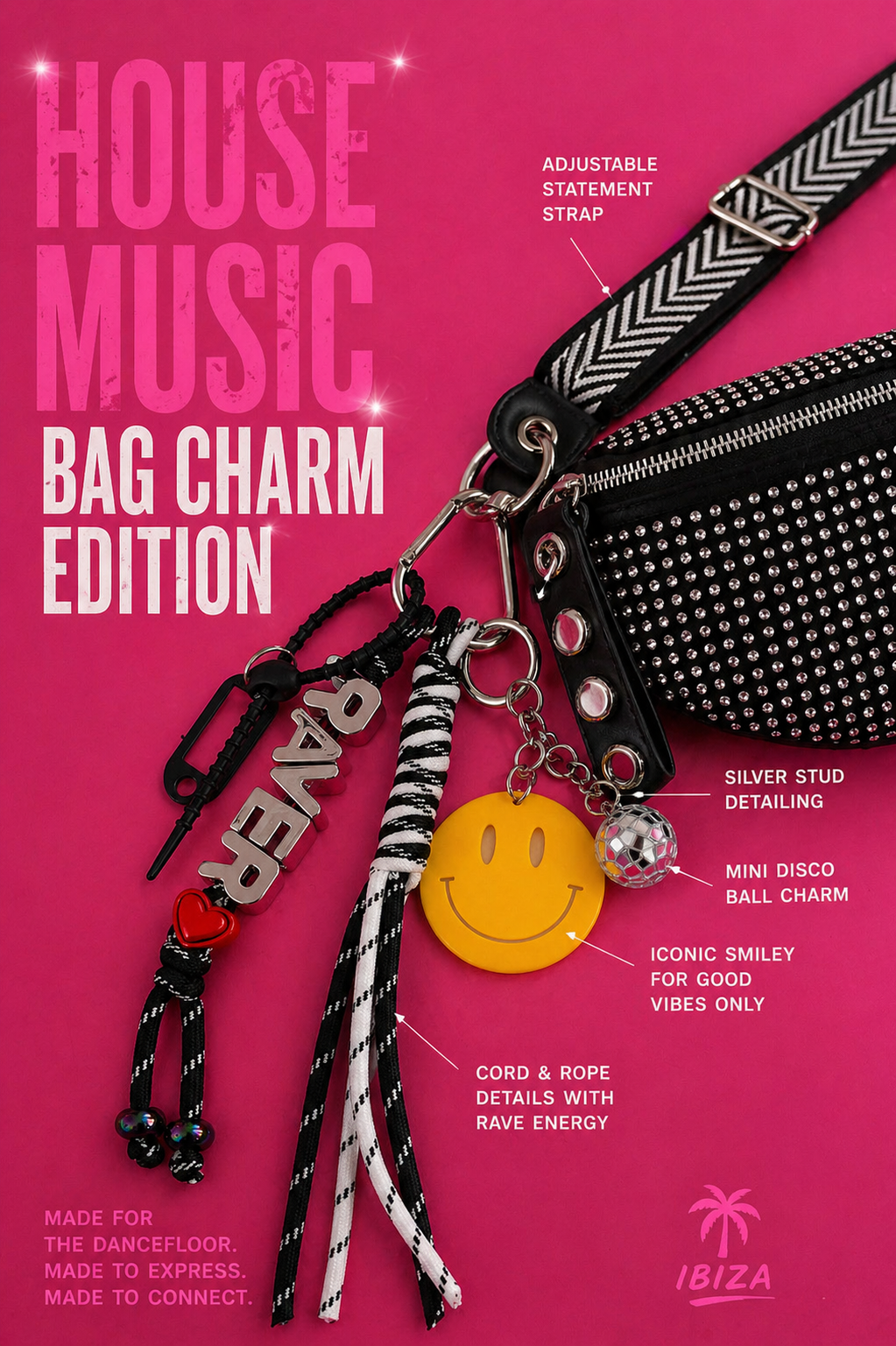 Frisson Raver Charm Bag