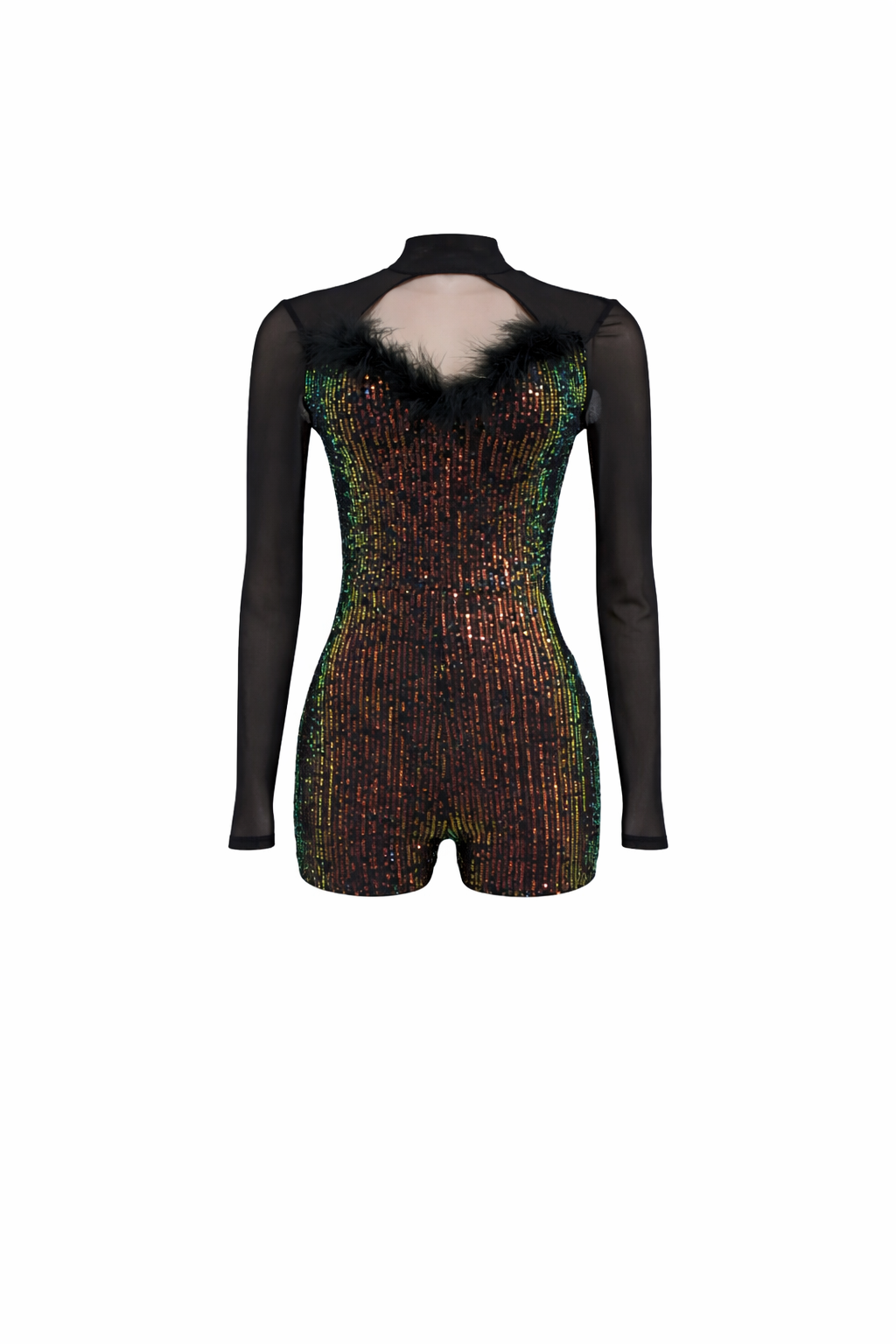 Frisson Neon Pulse Playsuit