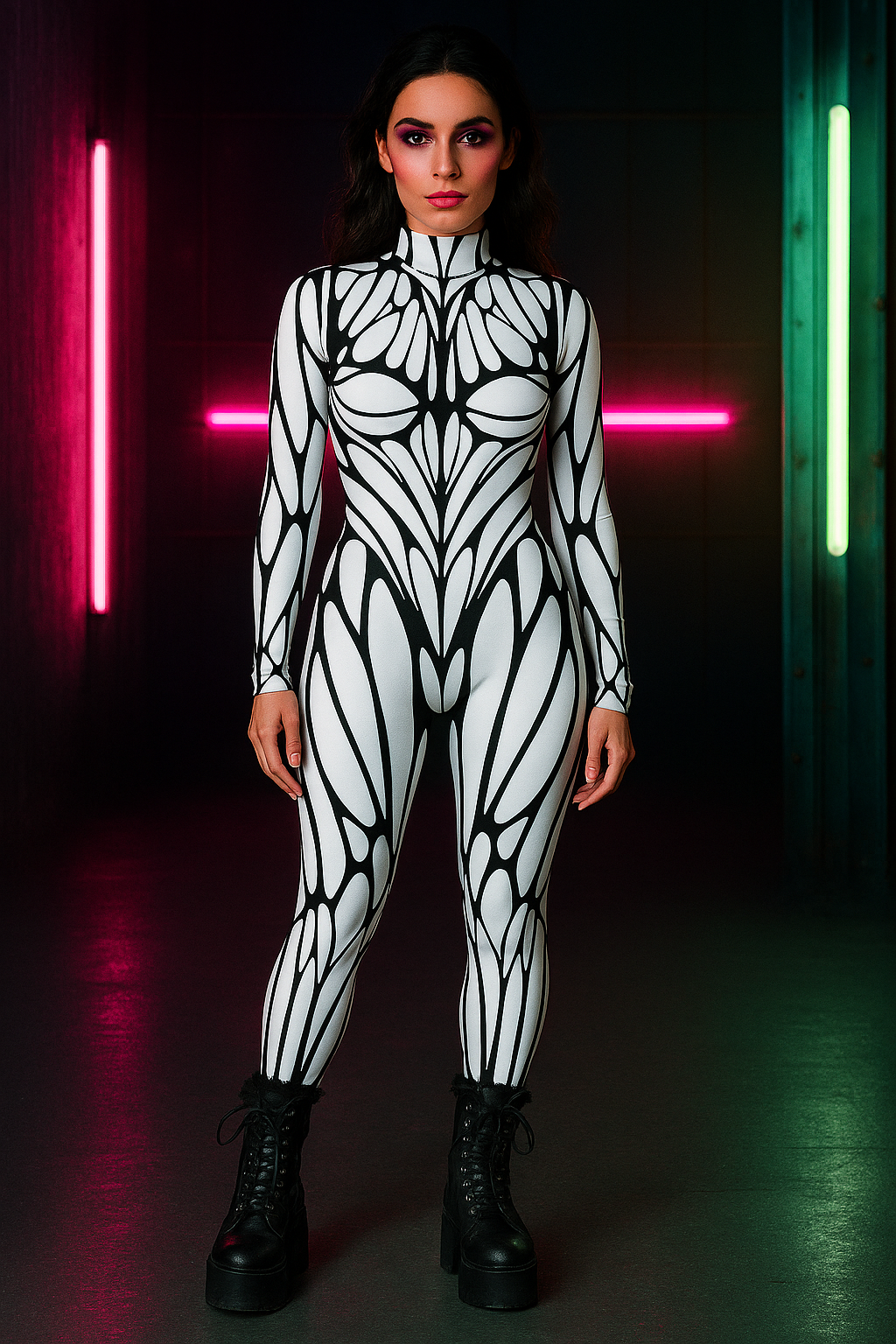 Frisson Winged Catsuit