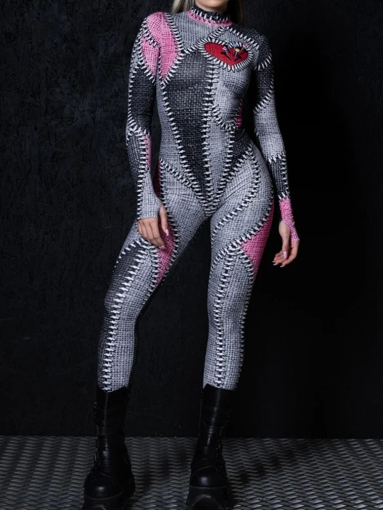 Frisson Stitch Catsuit