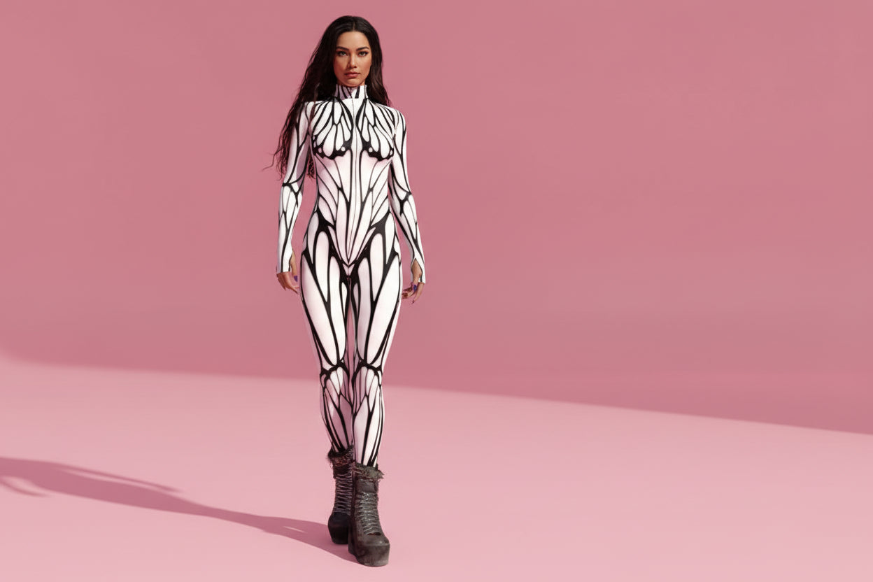Frisson Winged Catsuit