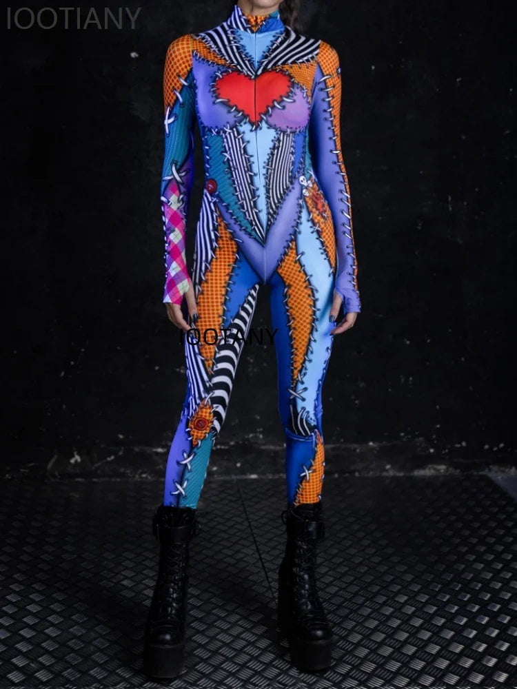 Frisson Stitch Catsuit