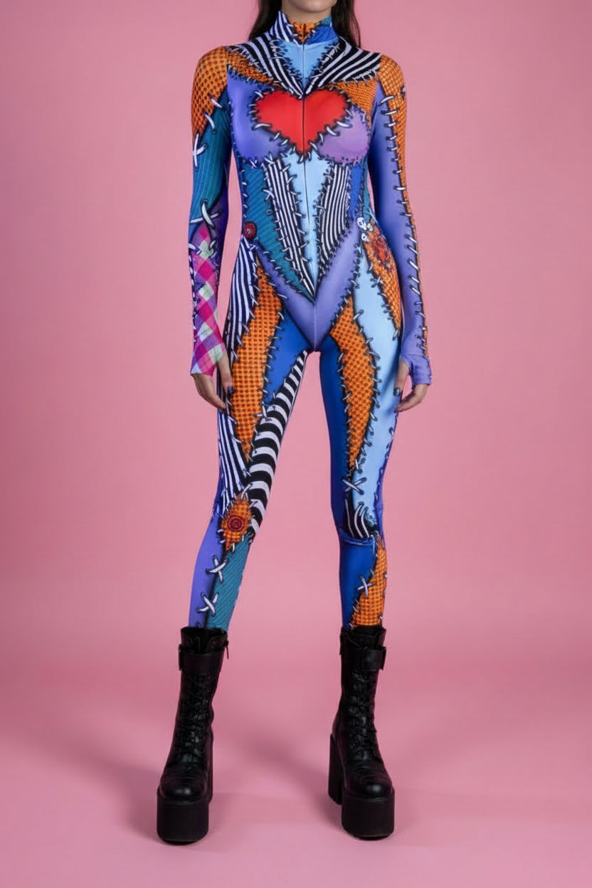 Frisson Stitch Catsuit