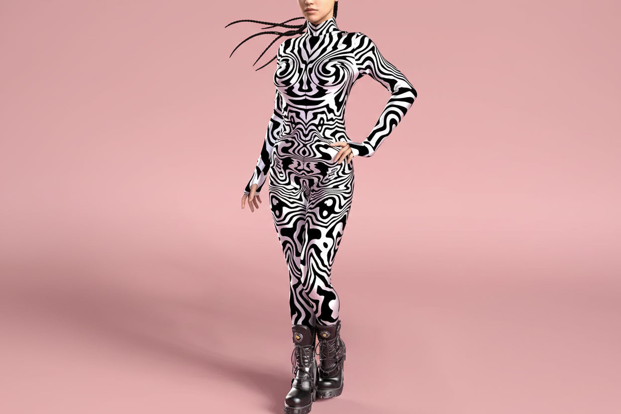 Frisson Winged Catsuit