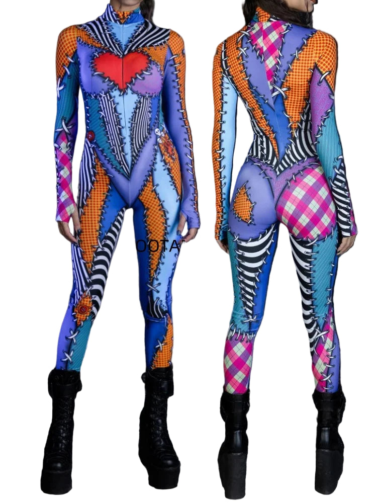 Frisson Stitch Catsuit