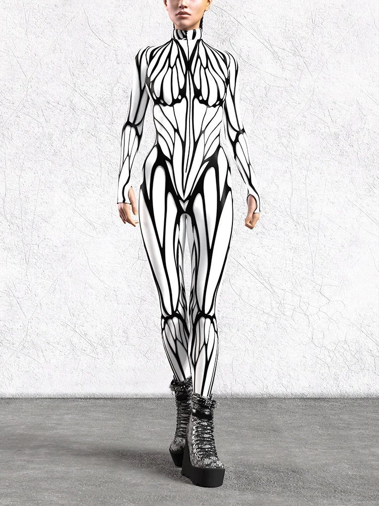 Frisson Winged Catsuit