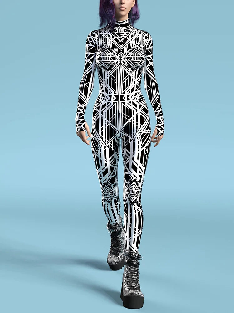 Frisson Winged Catsuit