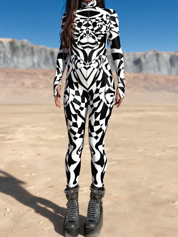 Frisson Winged Catsuit