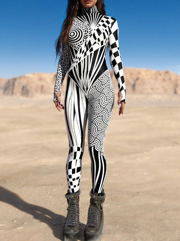 Frisson Winged Catsuit