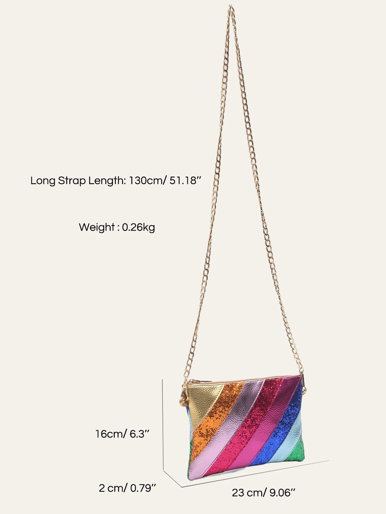 Frisson Glimmer Chain Bag