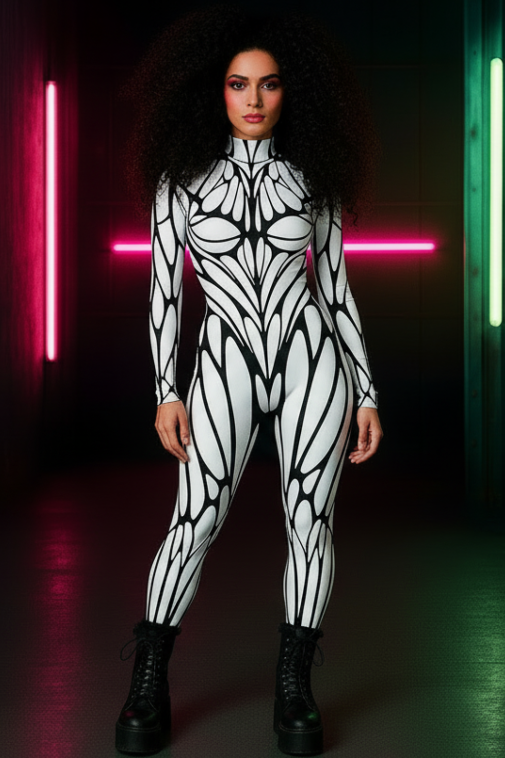 Frisson Winged Catsuit